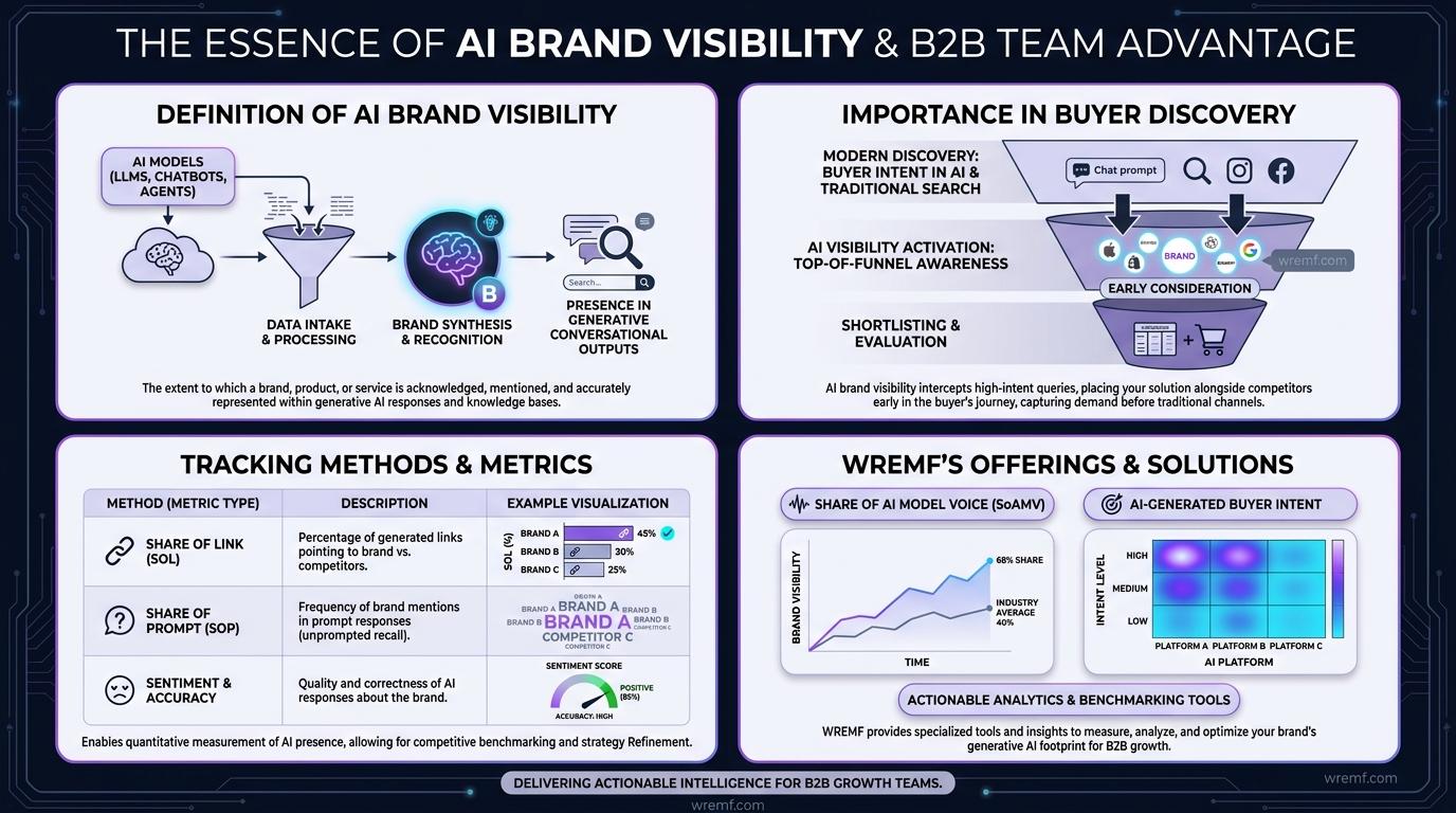 AI Brand Visibility: The Complete B2B Guide to Tracking, Measuring, and Improving How AI Engines Mention Your Brand