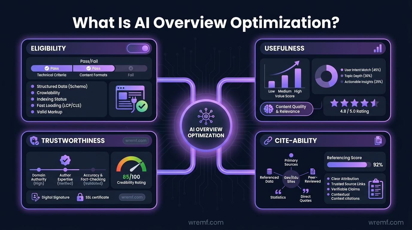 AI Overview Optimization: How to Rank, Get Cited, and Stay Visible in Google AI Search