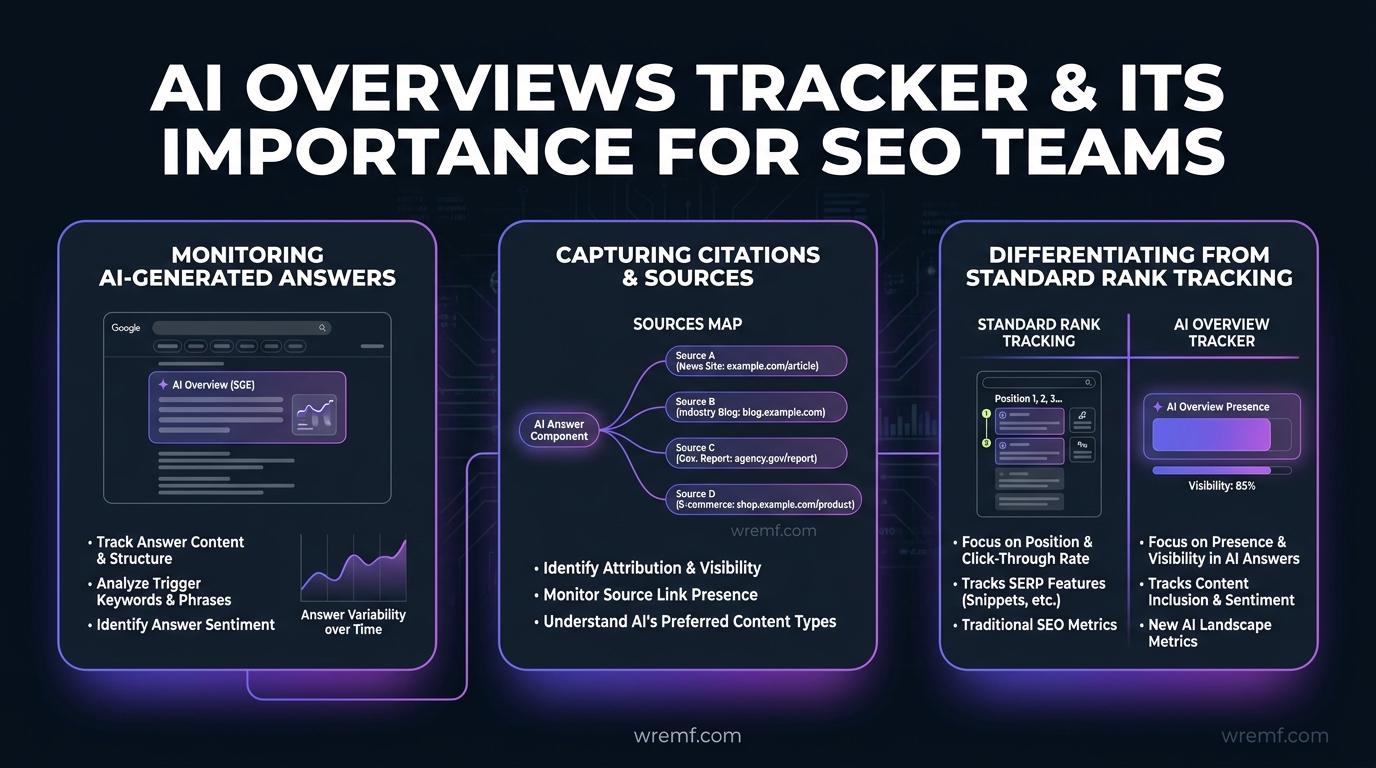 AI Overviews Tracker: The Complete Guide to Monitoring Google AI Overviews, Citations, and AI Search Visibility