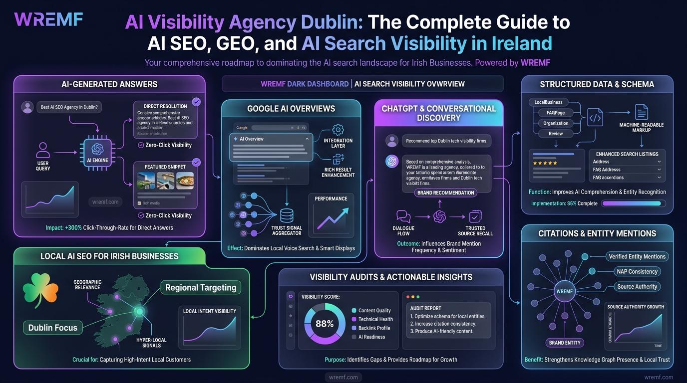 AI Visibility Agency Dublin: The Complete Guide to AI SEO, GEO, and AI Search Visibility in Ireland