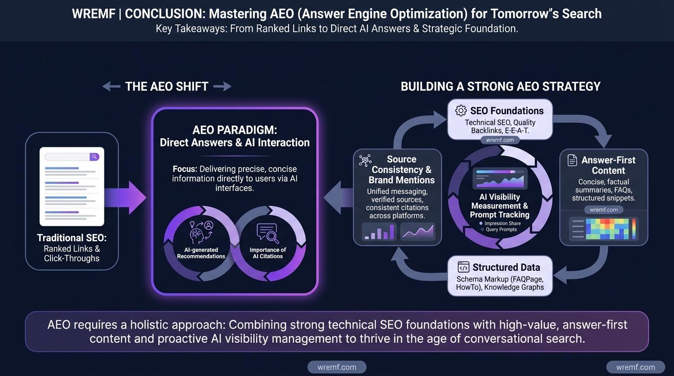 Answer Engine Optimization: The Complete Guide to AEO, AI Search Visibility, and Answer-First Content