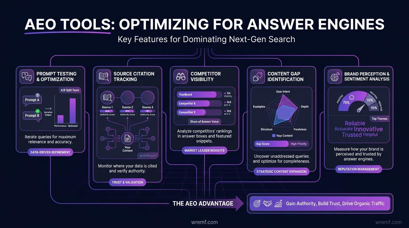 Best Answer Engine Optimization Tools for AI Search Visibility