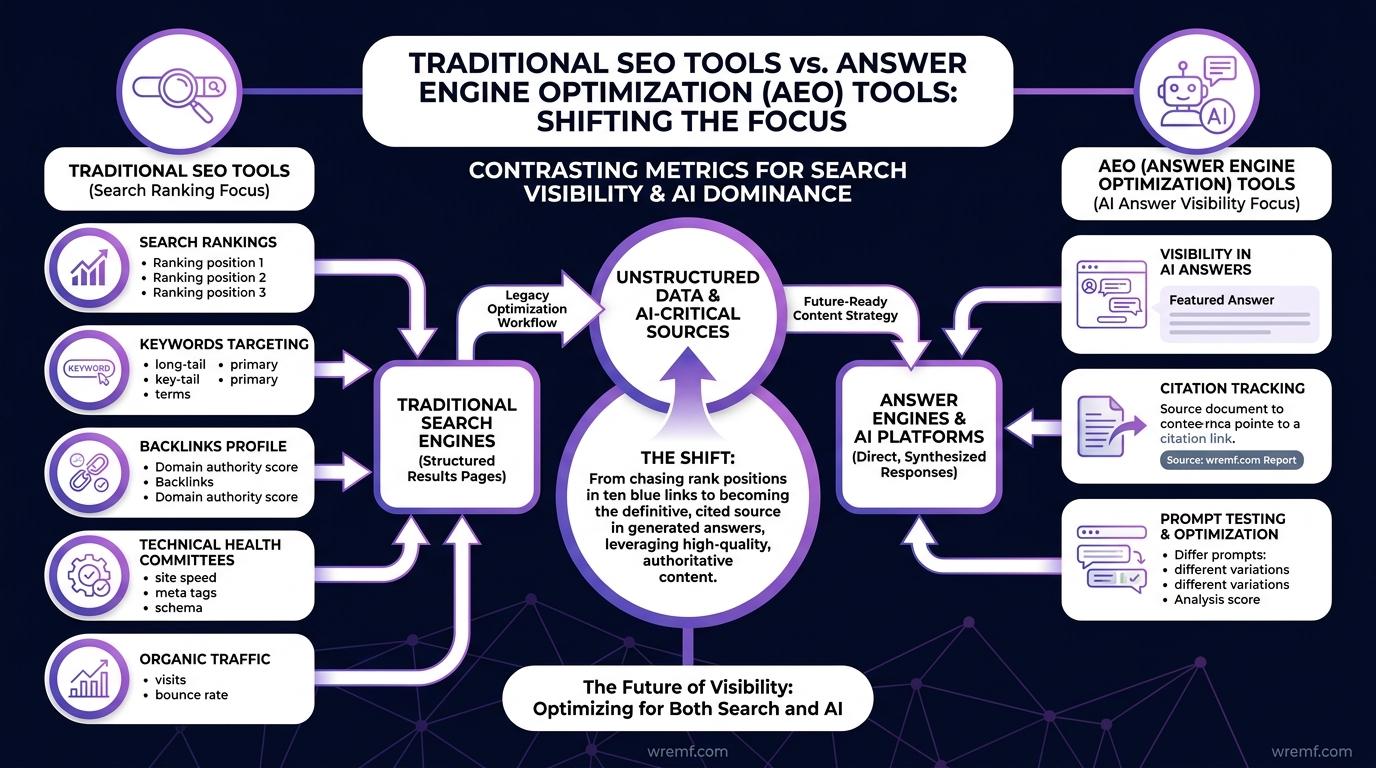 Best Answer Engine Optimization Tools for AI Search Visibility