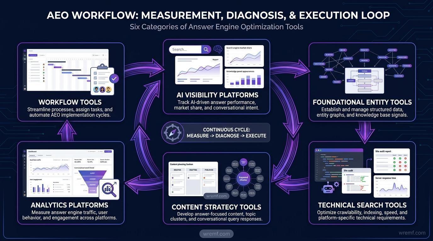 Best Answer Engine Optimization Tools for AI Search Visibility