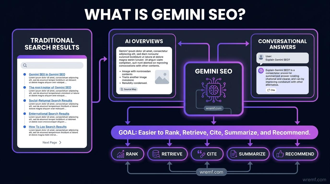 Gemini SEO: The Complete Guide to Google Gemini, AI Overviews, AI Mode, and AI Search Visibility