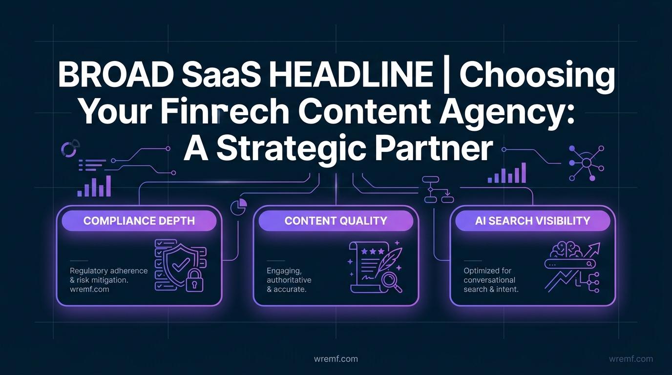 How to Choose a Fintech Content Agency: The Complete Guide for Financial Services Brands