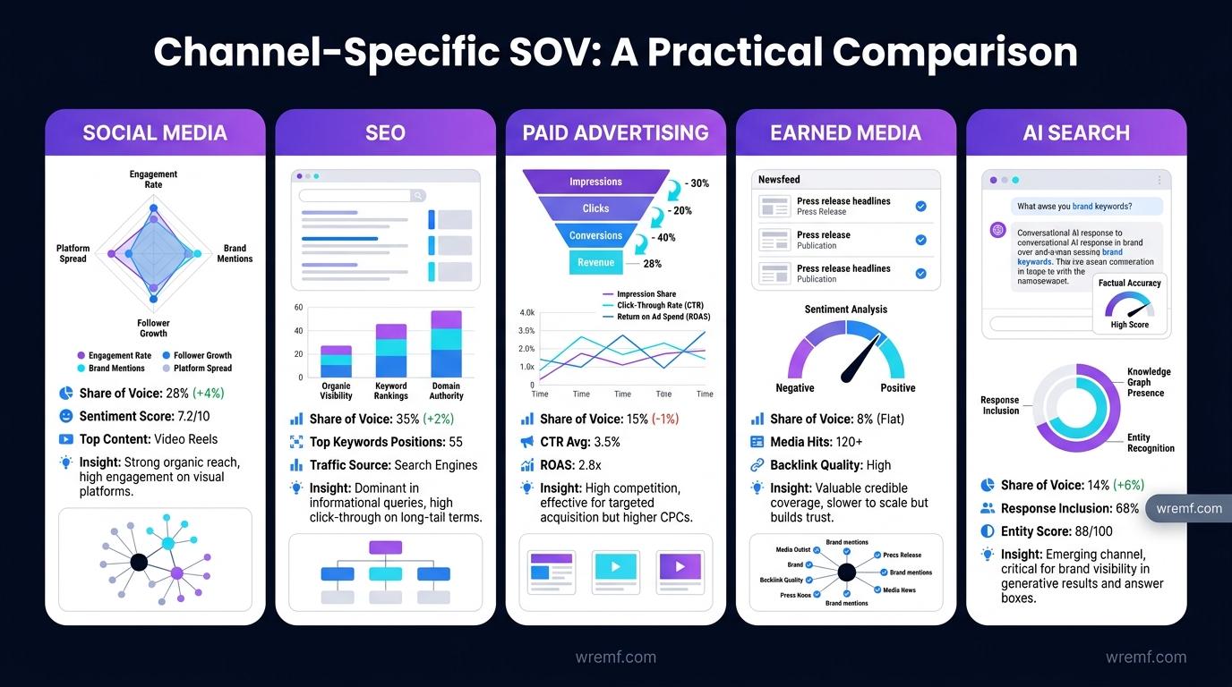 How to Measure Share of Voice Across SEO, Social, PR, and AI Search
