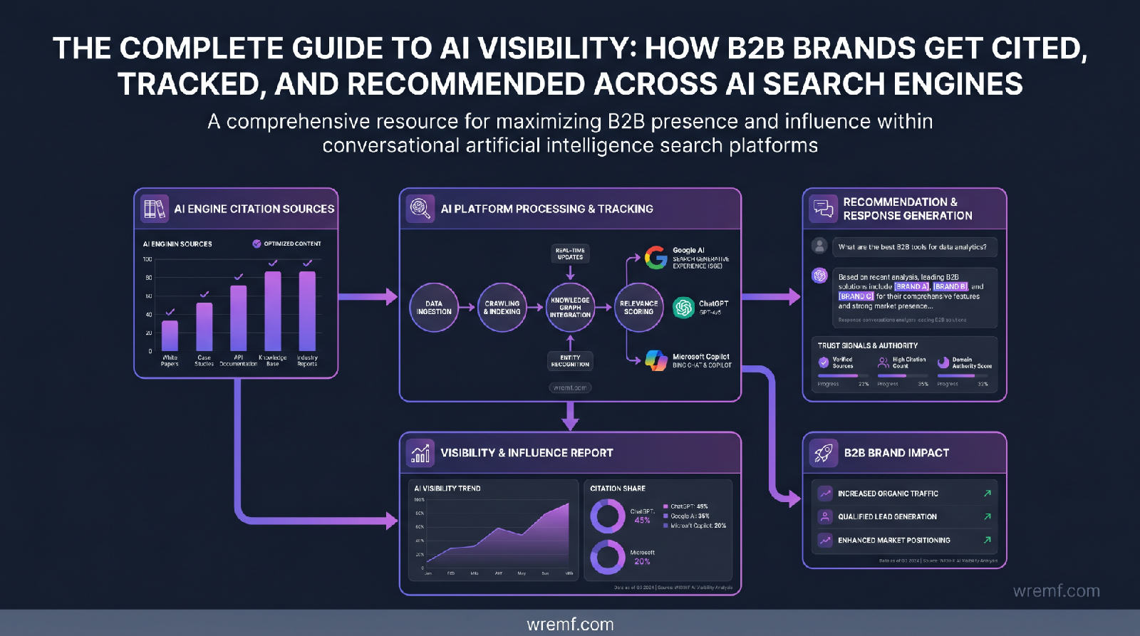 The Complete Guide to AI Visibility: How B2B Brands Get Cited, Tracked, and Recommended Across AI Search Engines