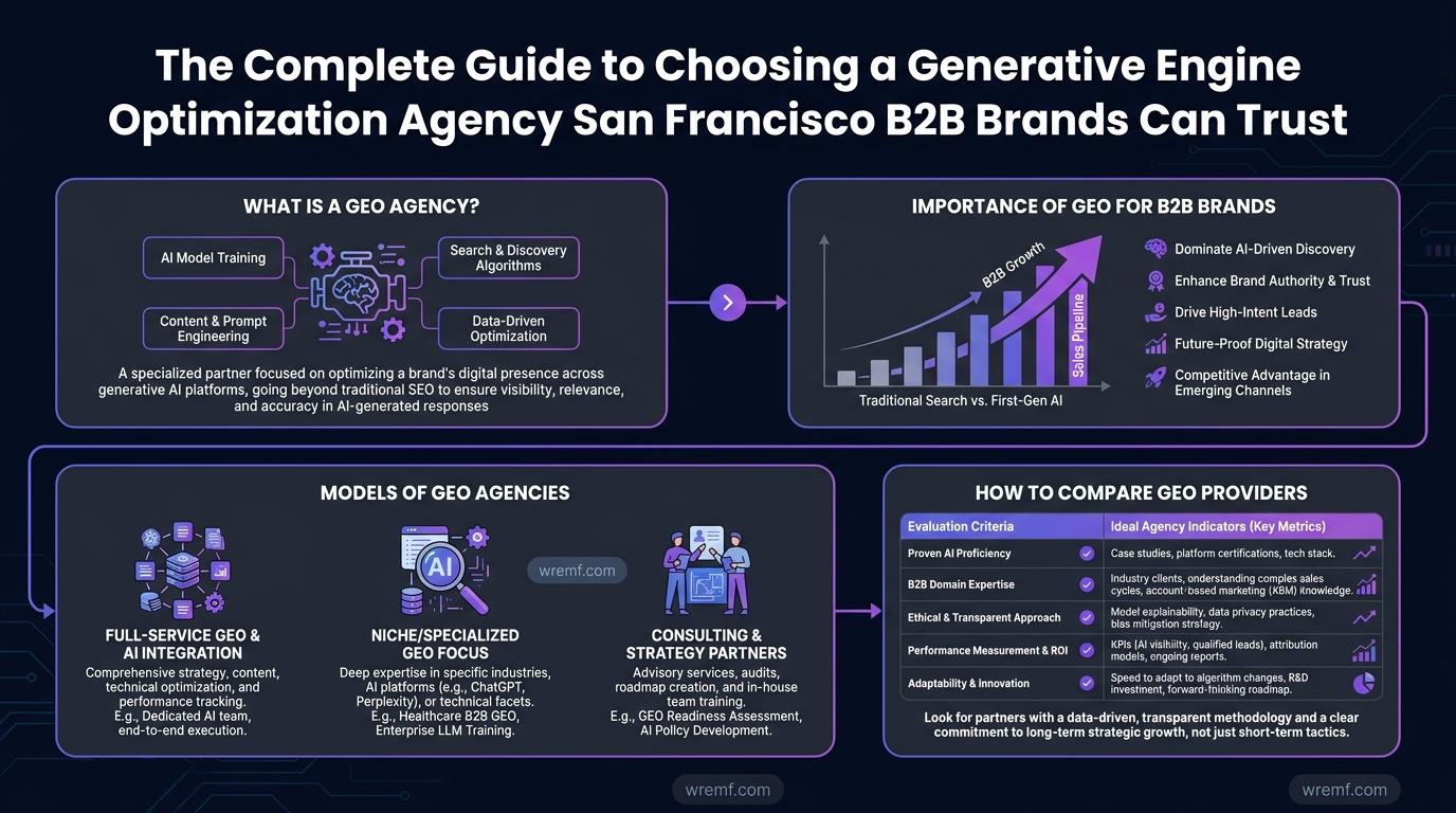 The Complete Guide to Choosing a Generative Engine Optimization Agency San Francisco B2B Brands Can Trust