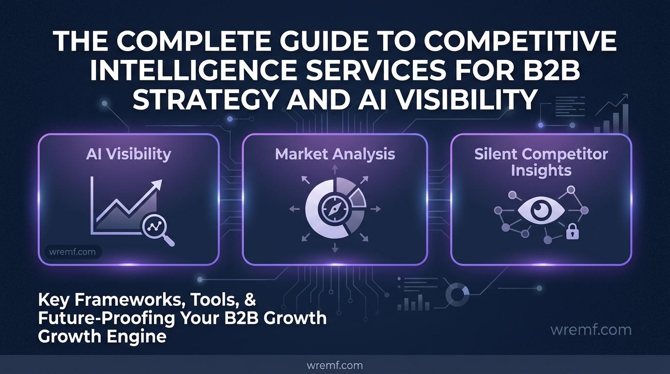 The Complete Guide to Competitive Intelligence Services for B2B Strategy and AI Visibility